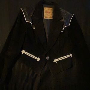 Phoenix usa frontier vintage western crop jacket